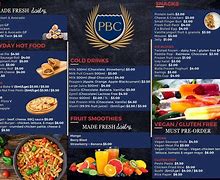 Image result for The Pond's High School Canteen Menu