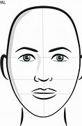 Image result for Oval Face Shape Diagram