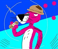 Image result for Pink Panther Smoking