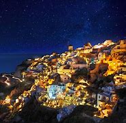 Image result for Greece at Night