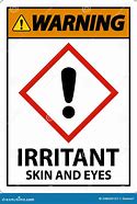 Image result for Irritant Sign Black and White