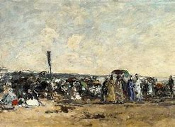 Image result for Eugene Boudin Beach Paintings