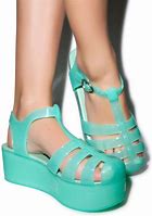 Image result for Jelly Platform Sandals