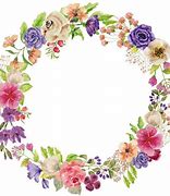 Image result for Circle Fancy Flower Border