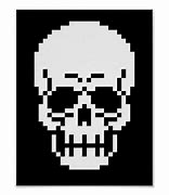 Image result for Minecraft Skull Pixel Art