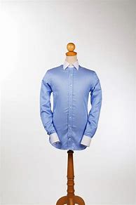 Image result for Blue Dress Shirt White Collar