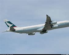 Image result for Cathay Pacific A340 Side View