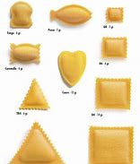 Image result for Pasta Ravioli Shapes