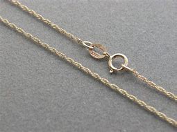 Image result for 1Mm Gold Rope Necklace