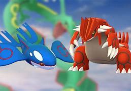 Image result for Groudon and Kyogre Card