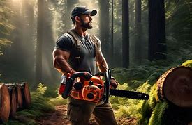 Image result for Logger Chainsaw