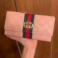 Image result for Pink Gucci Wallet