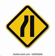 Image result for Merge Road Sign