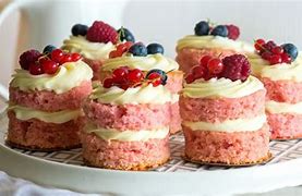 Image result for Pink Mini Cakes