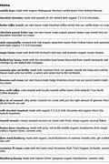 Image result for Parfait Menu