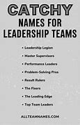 Image result for Inspiring Team Names