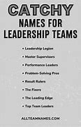 Image result for Inspiring Team Names