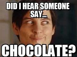 Image result for Eating Chocolate Meme