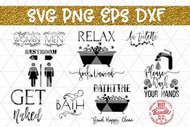 Image result for Bathroom Decor SVG