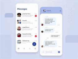 Image result for Chat App Interface Design