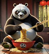 Image result for Panda Eating Fish