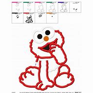 Image result for Elmo Applique Design