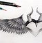 Image result for Angel Heart Drawing