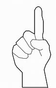 Image result for Pointing Finger Line Drawing