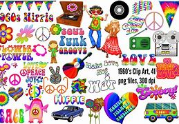 Image result for Free 60s Clip Art