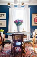 Image result for Blue Gray Dining Room