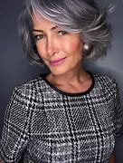 Image result for Grey Hair Style 60