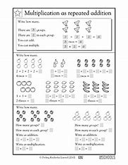 Image result for Repeated Addition Worksheets Year 3