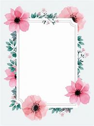 Image result for Floral A4 Card