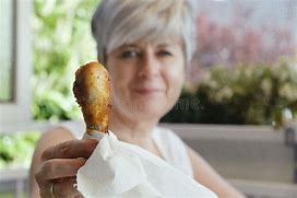 Image result for Chicken Leg Woman