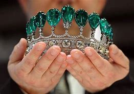 Image result for Bloodstone and Emerald Tiara