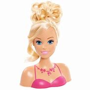 Image result for Styling Head Doll Brown Hair