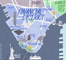 Image result for New York Financial District Map