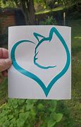 Image result for Cat Heart Decal