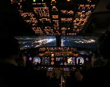 Image result for 737 Cockpit Landing