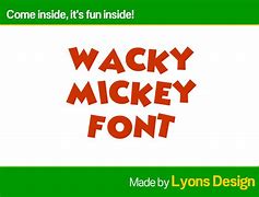 Image result for Mickey Mouse Hi Ya Pal Font