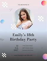 Image result for B Day Invites