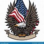 Image result for Bald Eagle American Flag Clip Art