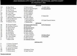 Image result for Chiefs Depth Chart