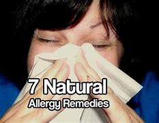 Image result for Natural Allergy Remedies