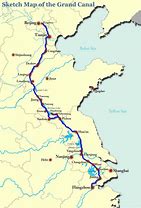 Image result for Where Is the Grand Canal Map