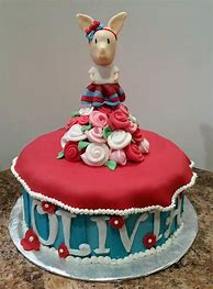 Image result for Olivia the Pig Cake Topper