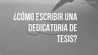 Image result for Dedicatoria Para Un Proyecto