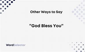 Image result for A Note to Say God Bless You