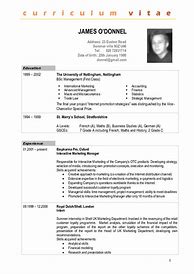 Image result for An Example of CV