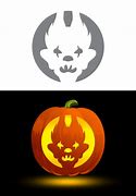 Image result for Clown Pumpkin Template